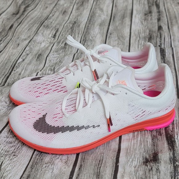 Nike Air Zoom Streak LT 4 Mens Sz 8.5 Rawdacious White/Pink DN1699-100 - Picture 5 of 9
